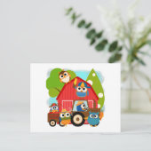 Carte Postale Chouettes (Debout devant)