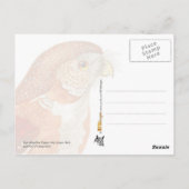 Carte Postale Chouettes illustrées (Dos)