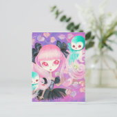 Carte Postale Chouettes magiques (Debout devant)