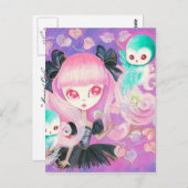 Carte Postale Chouettes magiques (Devant / Derrière)