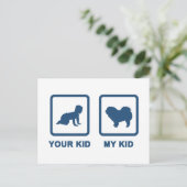 Carte Postale Chow Chow Rough-Coat (Debout devant)