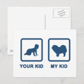 Carte Postale Chow Chow Rough-Coat (Devant / Derrière)