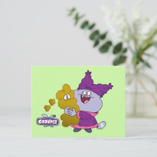 Carte Postale Chowder et Kimchi (Debout devant)