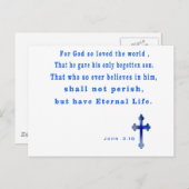 Carte Postale chrétien (Devant / Derrière)