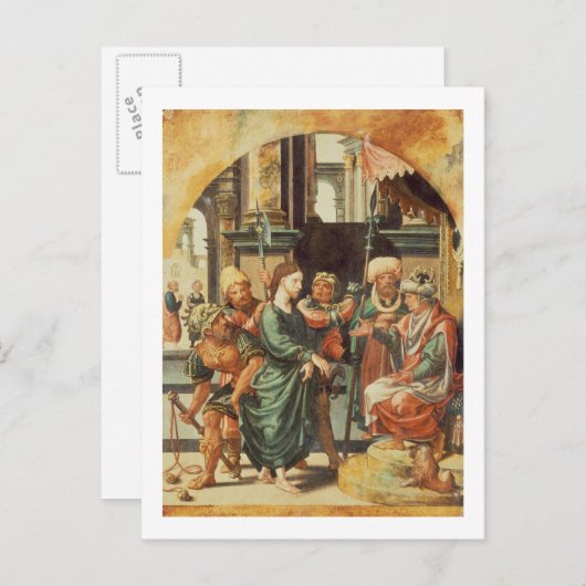 Carte Postale Chrétien Before Pilate (Devant / Derrière)