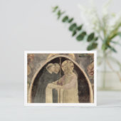Carte Postale Chrétien Welcomes Two Dominican Friars, (fresco) ( (Debout devant)