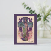 Carte postale chrétienne Croix et Arbre (Debout devant)