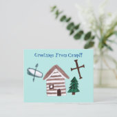 Carte postale chrétienne de camp (Debout devant)