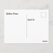 Carte postale chrétienne de chiot (Dos)