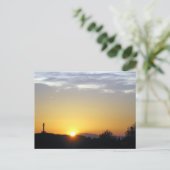 Carte postale chrétienne de lever de soleil (Debout devant)