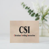 Carte Postale Chrétiens CSI (Debout devant)