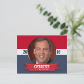 CARTE POSTALE CHRIS CHRISTIE 2016 (Debout devant)