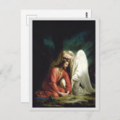 Carte Postale Christ à Gethsémani, Religieux (Devant / Derrière)