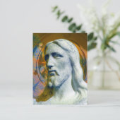 Carte Postale Christ avec auréole de tracteur 2005 Art informati (Debout devant)