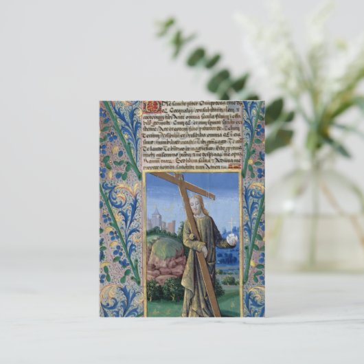 Carte Postale Christ avec la Croix et l'orbe (Debout devant)