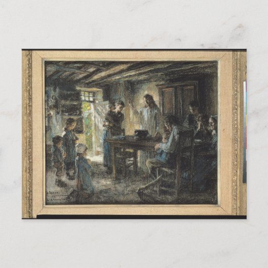 Carte Postale Christ avec les doux, 1903-04 (Devant)