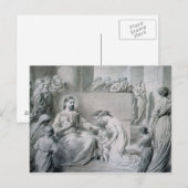 Carte Postale Christ Bénir les petits enfants (Devant / Derrière)