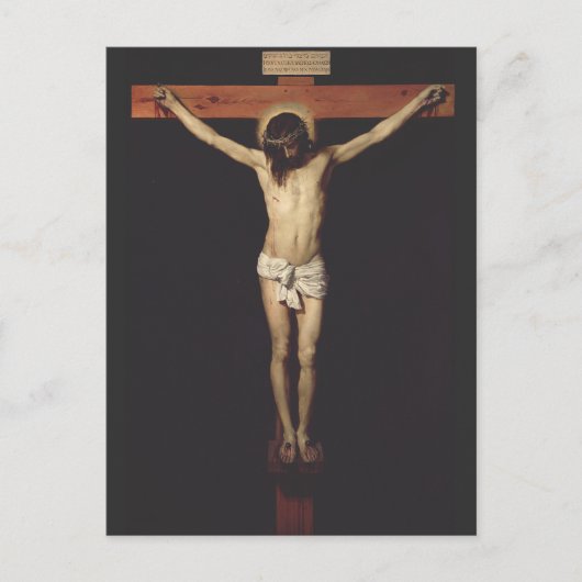 Carte Postale Christ crucifié par Diego Velazquez (Devant)