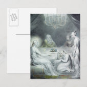 Carte Postale Christ dans la Maison de Martha et Marie (Devant / Derrière)