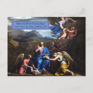 Carte Postale Christ dans le désert