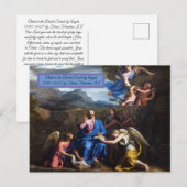 Carte Postale Christ dans le désert (Devant / Derrière)