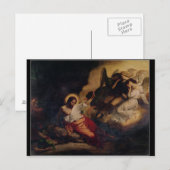 Carte Postale Christ dans le jardin des Oliviers, 1827 (Devant / Derrière)