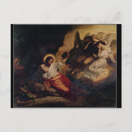 Carte Postale Christ dans le jardin des Oliviers, 1827 (Devant)