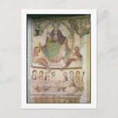 Carte Postale Christ en Majesté avec quatre symboles évangélique (Devant)