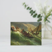 Carte Postale Christ endormi dans son bateau (Debout devant)