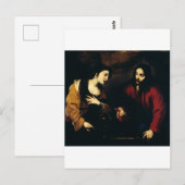 Carte Postale Christ et la femme de Samarie (Devant / Derrière)