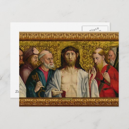 Carte Postale Christ et les douze apôtres (Devant / Derrière)