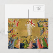 Carte Postale Christ glorifié dans la Cour du Ciel, 1423-24 (Devant / Derrière)