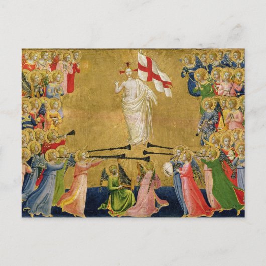 Carte Postale Christ glorifié dans la Cour du Ciel, 1423-24 (Devant)