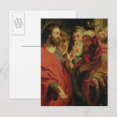 Carte Postale Christ instruit Nicodemus (Devant / Derrière)