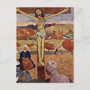 Carte Postale Christ Jaune par Paul Gauguin, Art Vintage
