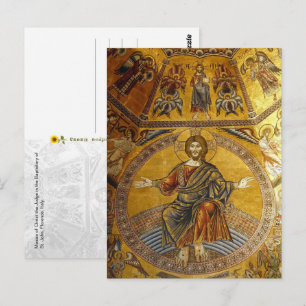 Carte Postale Christ le Juge, Florence, Italie -