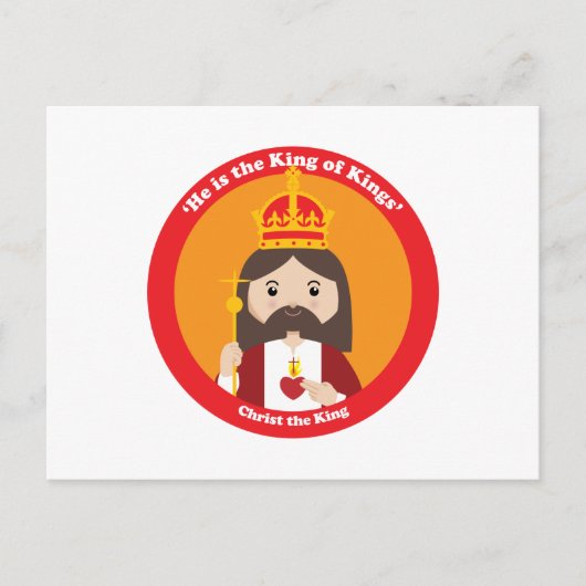 Carte Postale Christ le roi (Devant)