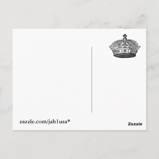 Carte Postale Christ masqué (Dos)