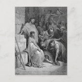 Carte Postale Christ masqué (Devant)