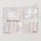 Carte Postale Christ Met Les Clés De Pietro Perugino (Dos)