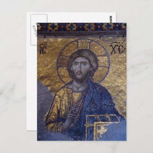 Carte Postale Christ Pantocrator (Devant / Derrière)