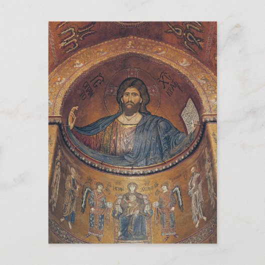 Carte Postale Christ Pantocrator et la Vierge (Devant)