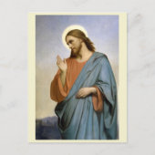 Carte Postale Christ pleurs sur Jérusalem par Ary Scheffer (Devant)