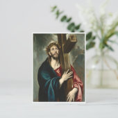 Carte Postale Christ portant la croix, El Greco (Debout devant)