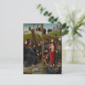 Carte Postale Christ porte la croix (Debout devant)