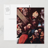 Carte Postale Christ porte la croix (Devant / Derrière)