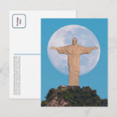 Carte Postale Christ Rédempteur (Devant / Derrière)