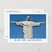 Carte postale "Christ rédempteur" (Devant / Derrière)