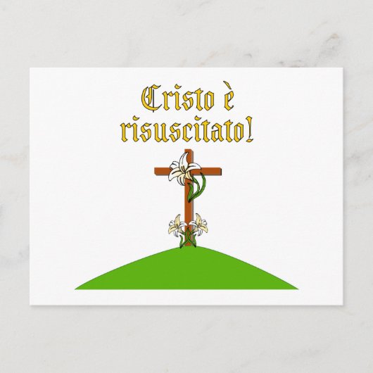 Carte Postale Christ ressuscité (Devant)
