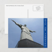 Carte Postale christ rio brésil (Devant / Derrière)